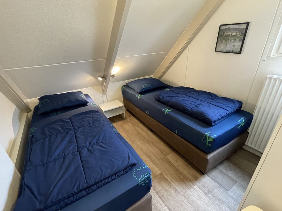 Bedroom two single beds - Bungalowpark Simpelveld - Alpha 77