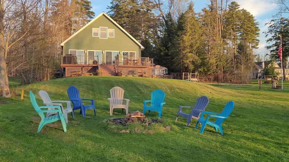 Come enjoy the spacious yard, sit around the firepit and roast s'mores together!