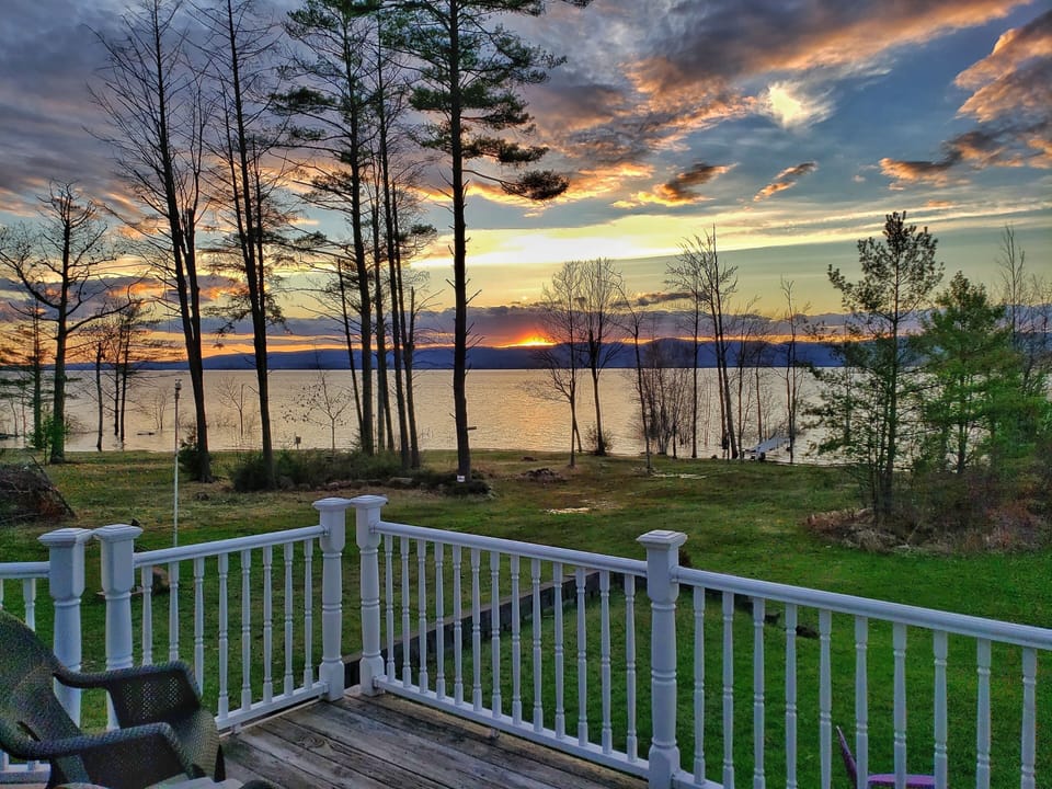 Spectacular Sunsets right from your deck!