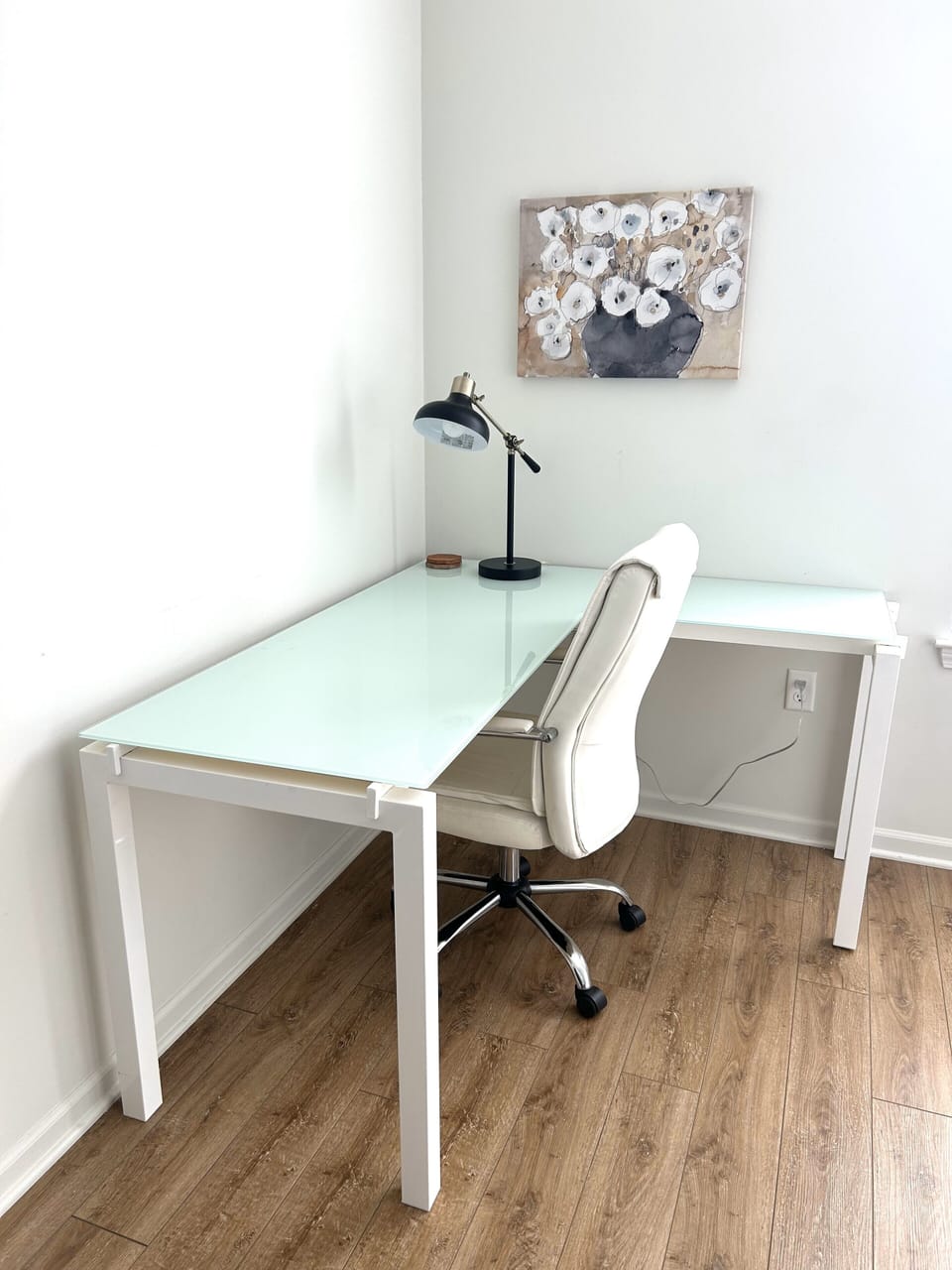 Den space with desk