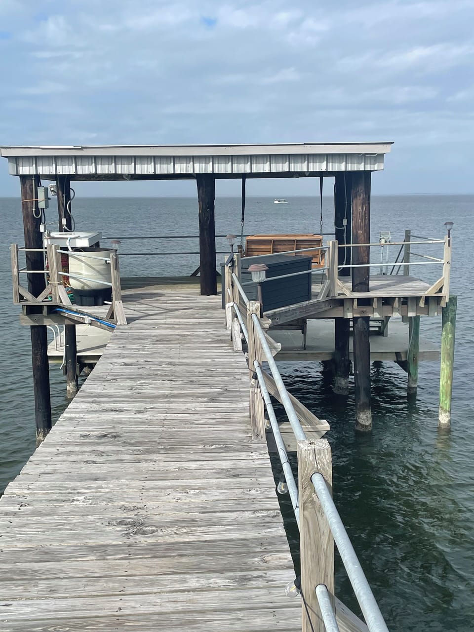 Endcap of pier