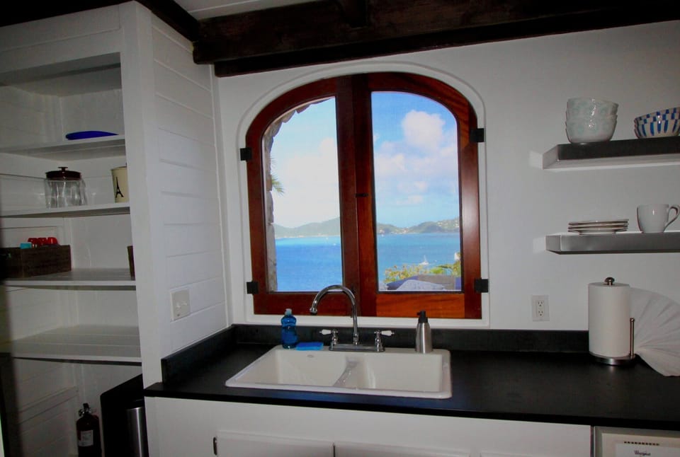 Views of the ocean from the kitchen