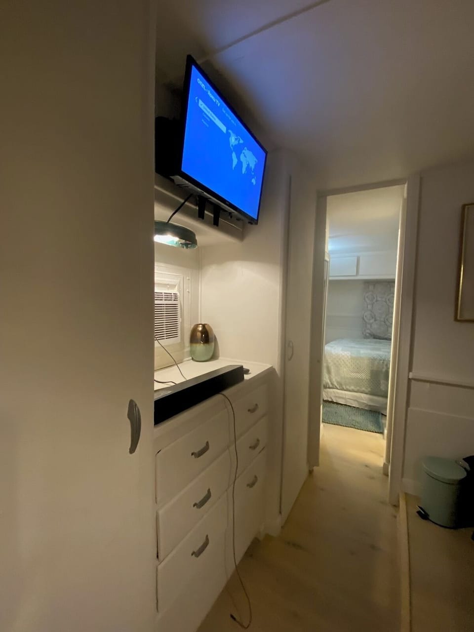 Tv and air-conditioning