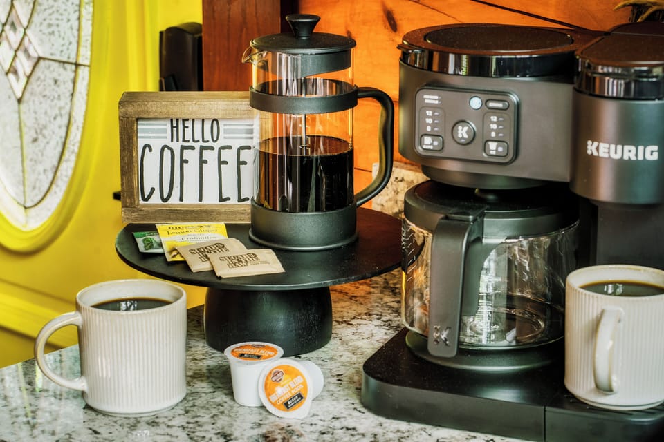  Plan to pick up more coffee if your group enjoys a few cups each morning!