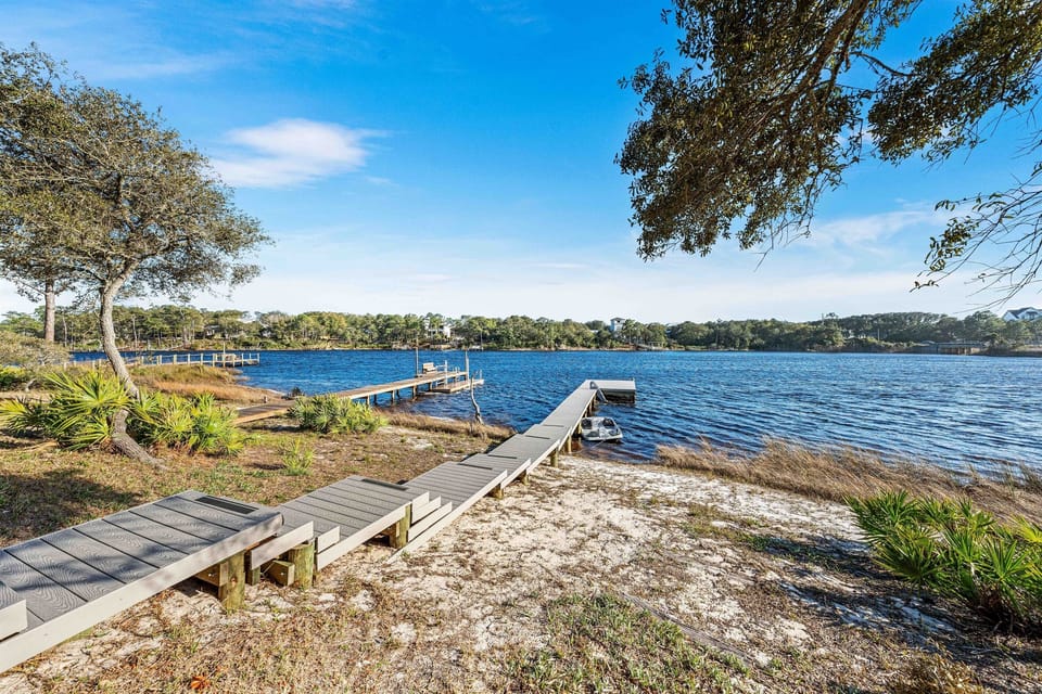 Catch the sunset, cast a fishing line or simply relax on your private dock.