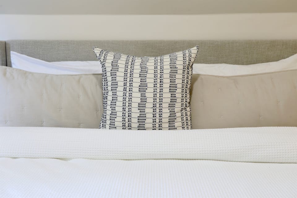 Brand new linens, pillows and mattresses