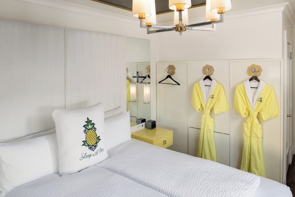 Slip into cozy robes and feel instantly vacation-ready.