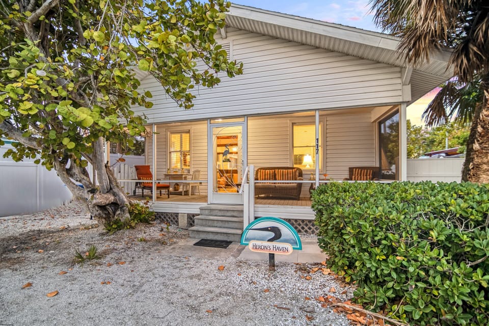 Exterior View - Front of Home with screened porch