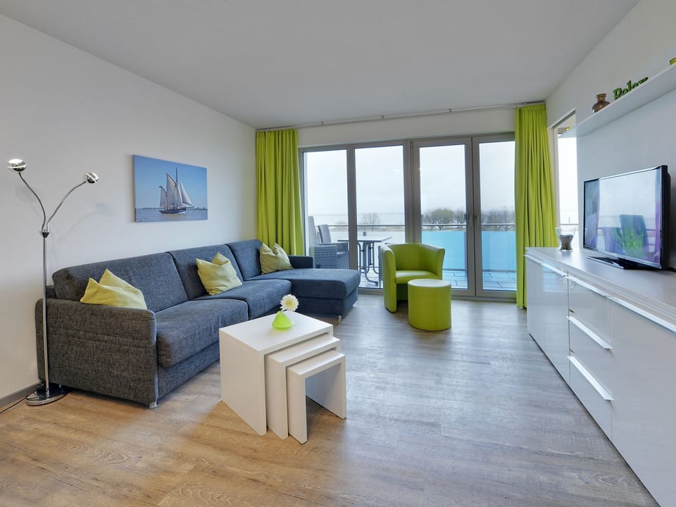 Lee Apartment D4 R3 with panoramic view - Ferien auf Krautsand GmbH Apartment in Schleswig-Holstein