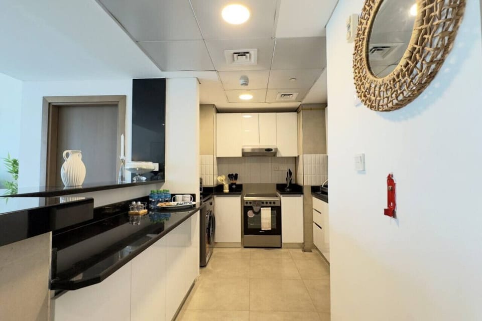 A beautifully designed kitchen where every appliance is at your service.