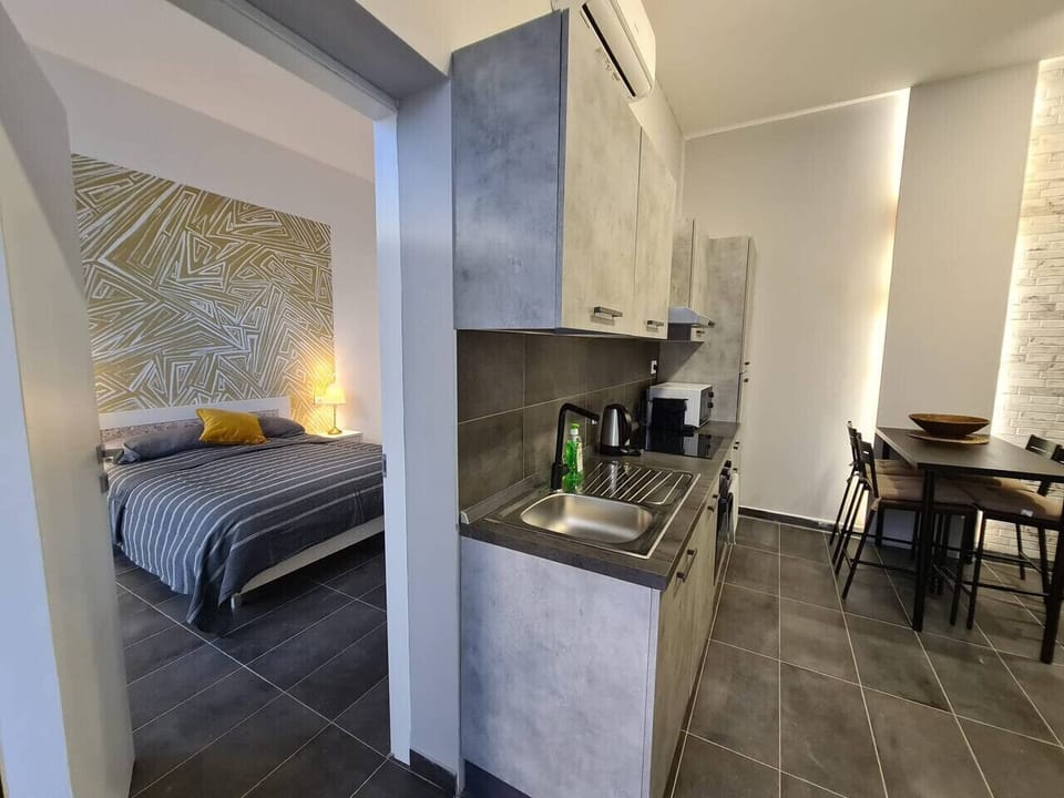 Kitchen and bedroom