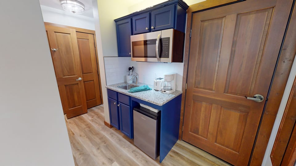 Indoors, Microwave, Oven, Hardwood, Sink
