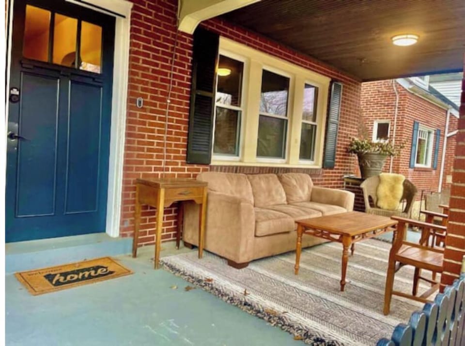 Covered front porch