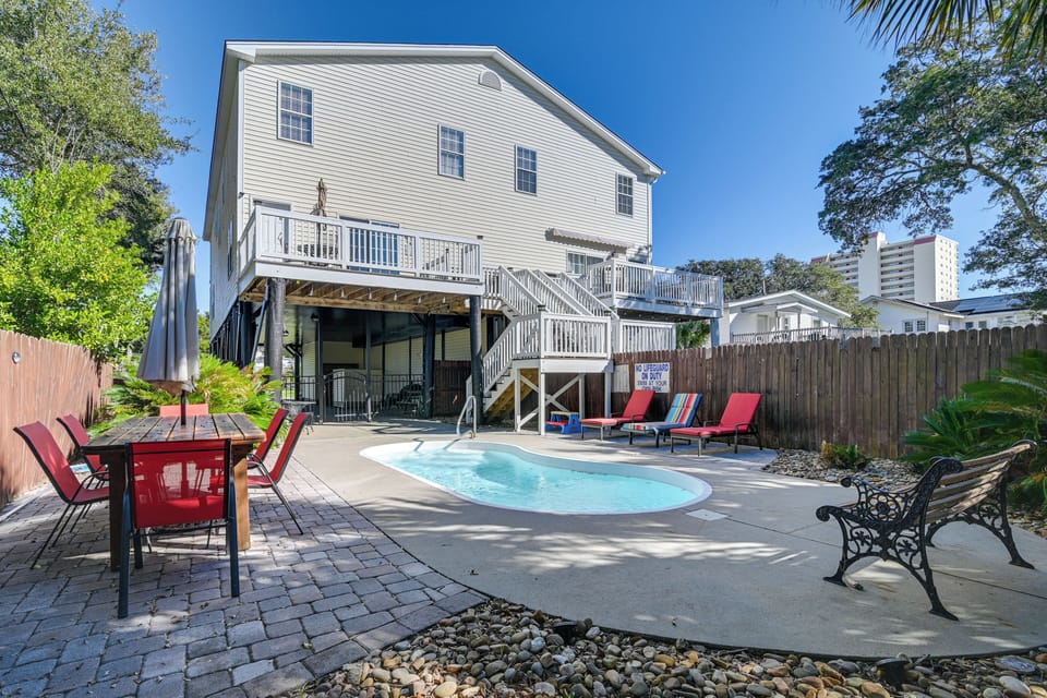 Murrells Inlet Vacation Rental | 5BR | 4.5BA | Stairs Required | 2,530 Sq Ft