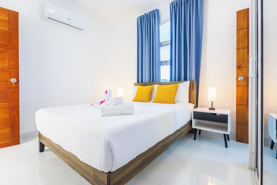 Bright and spacious bedrooms for restful nights.