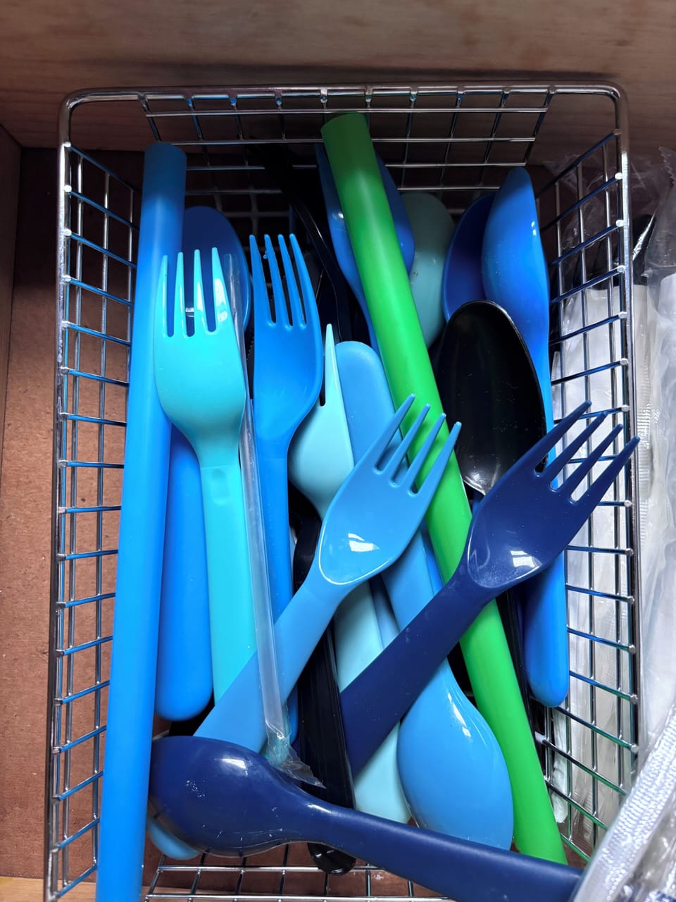 Kids utensils and plates…we try to have everything for your youngest guests.