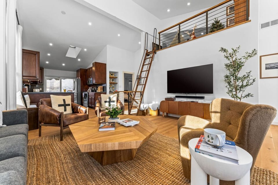 Spacious, open, and light filled living area