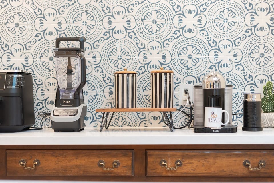 Don't worry we've provided everything! Ninja appliances and Nespresso coffee