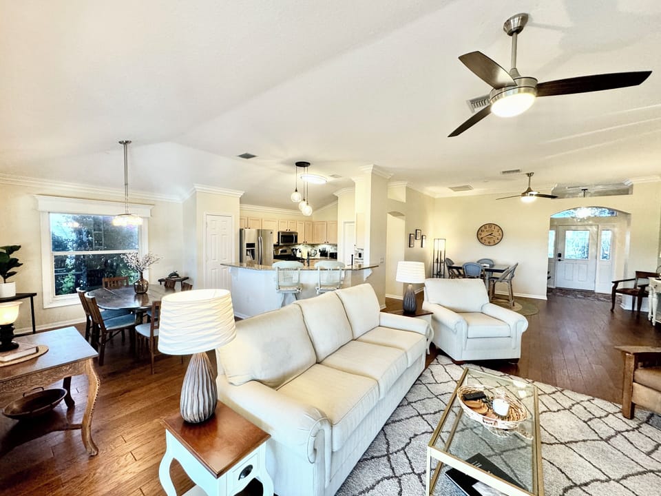 Open Concept: Living/Dining/Kitchen