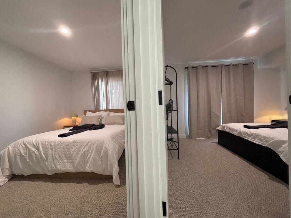 Two brand new queen beds for your restful stay