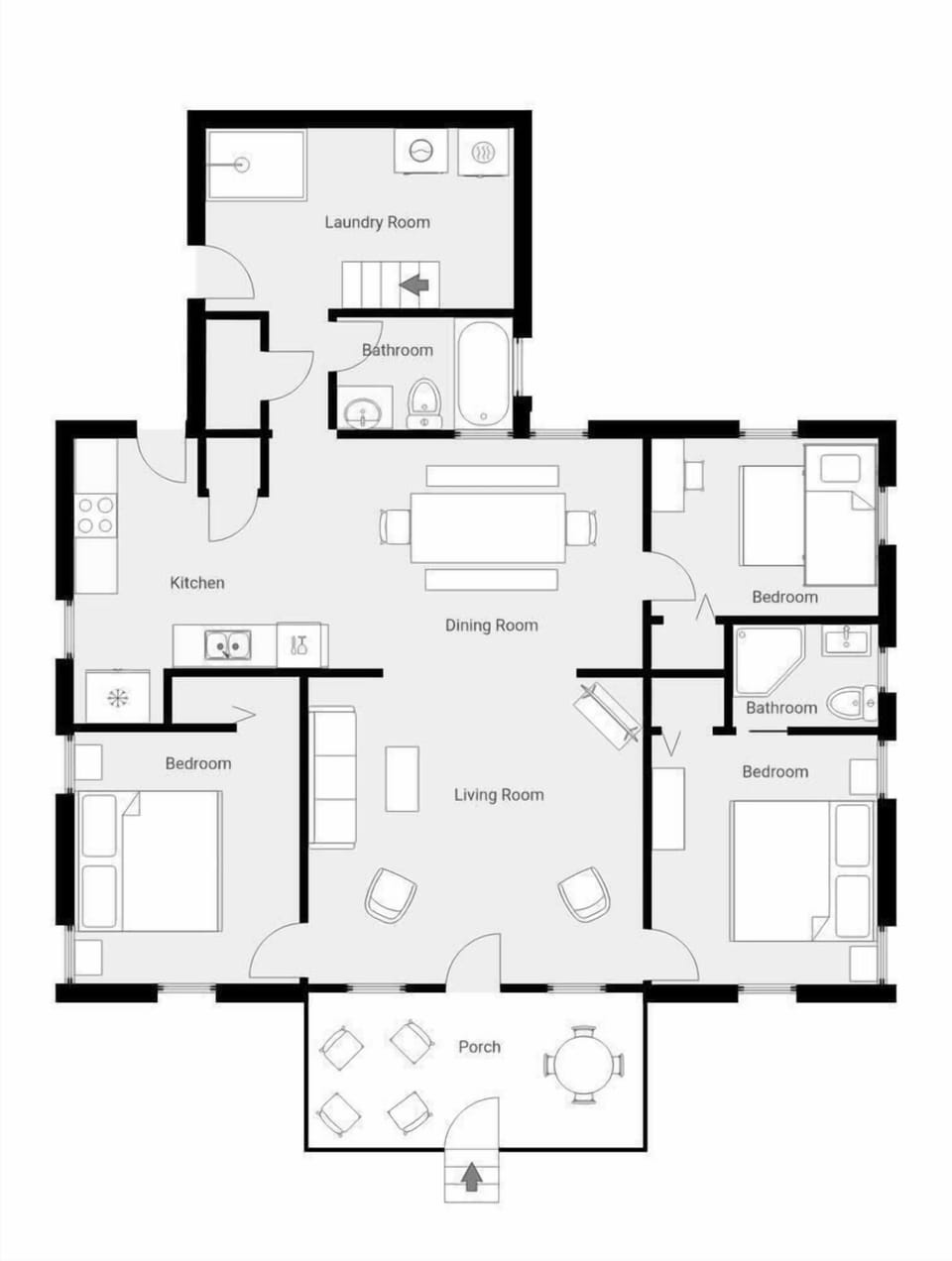 Main house floor plan