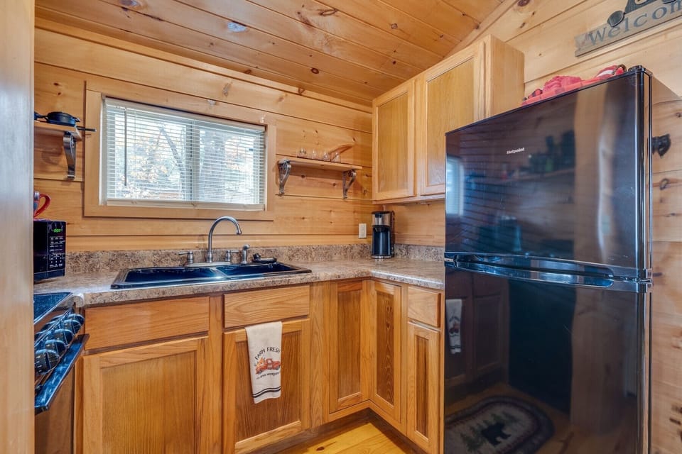 Enjoy keeping your beverages cold or making yourself a fresh cup of coffee.