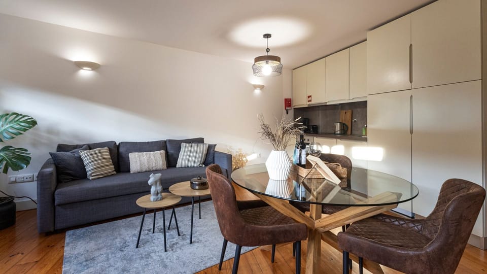 Modern and minimalist apartment, perfect for a stylish and comfortable stay. 
#MinimalistDesign #CozyStay #TravelInStyle #ComfortAndDesign