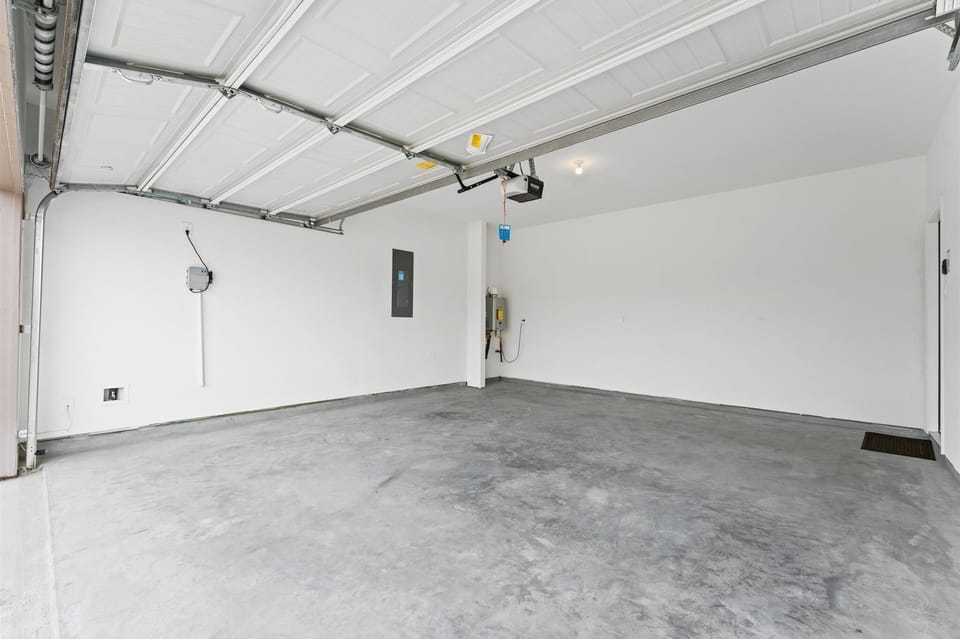 Covered garage for two cars