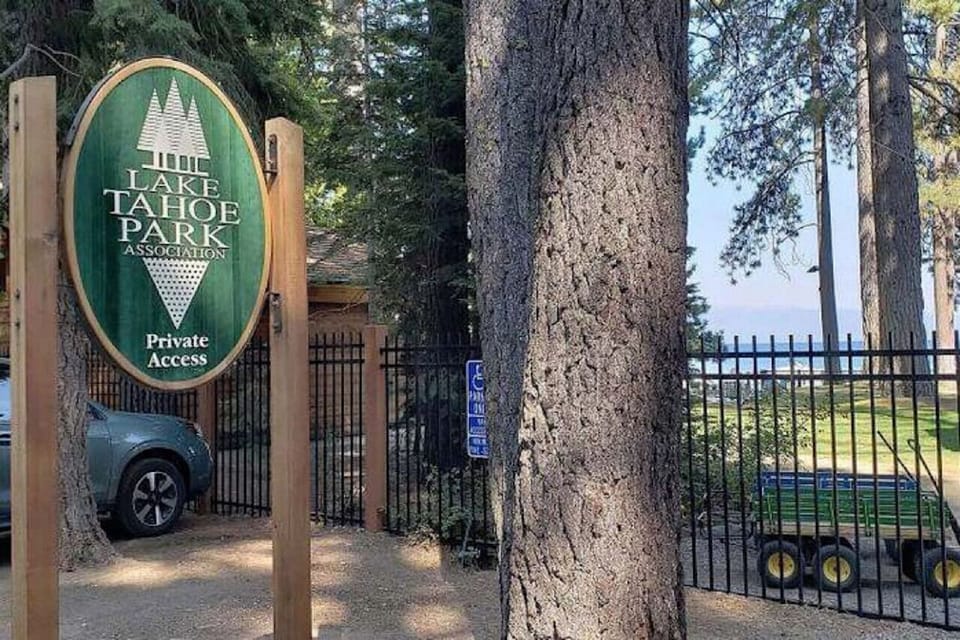 Enjoy access to the ever popular Lake Tahoe Park Association beach!