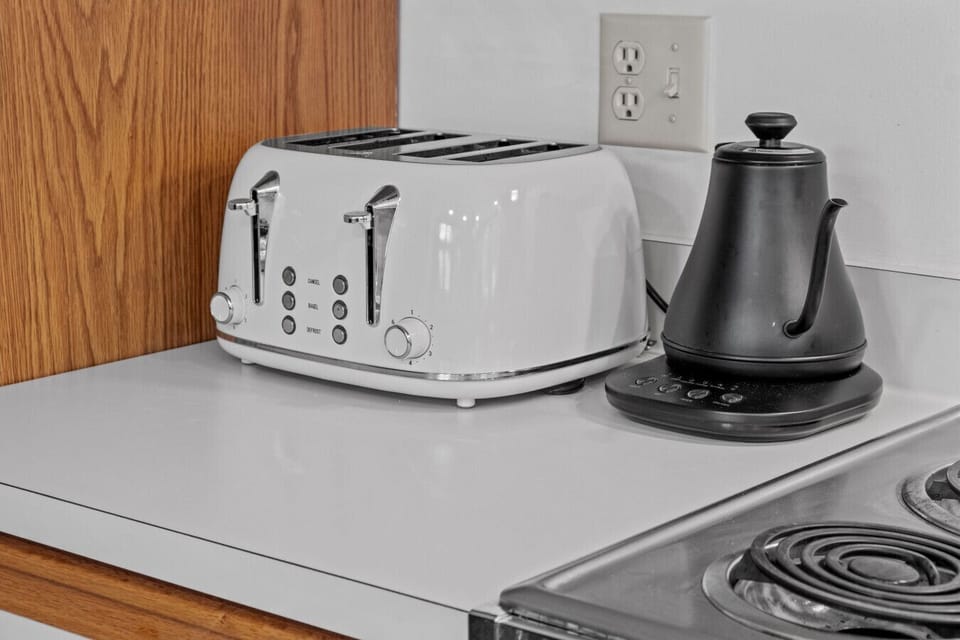 Toast your morning with our modern appliances.