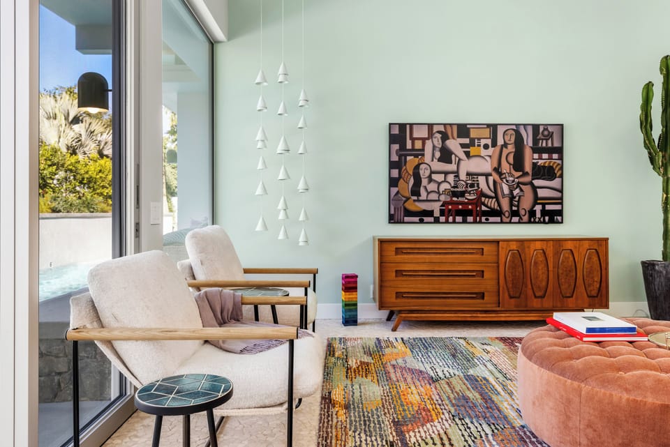 Modern flair touches throughout