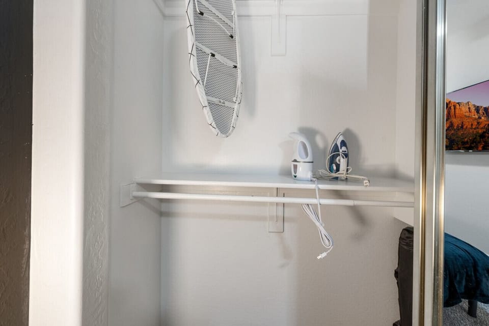 Storage closet (Flat Iron, Ironing board)