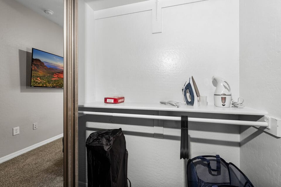 Iron and ironing board