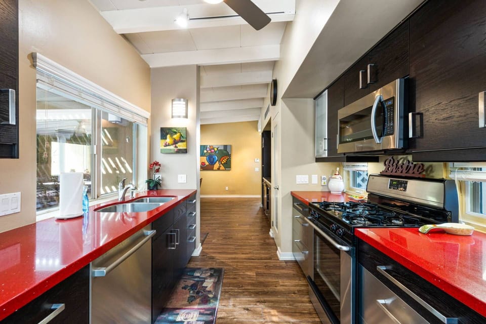 Kitchen has Plenty of Counter Space