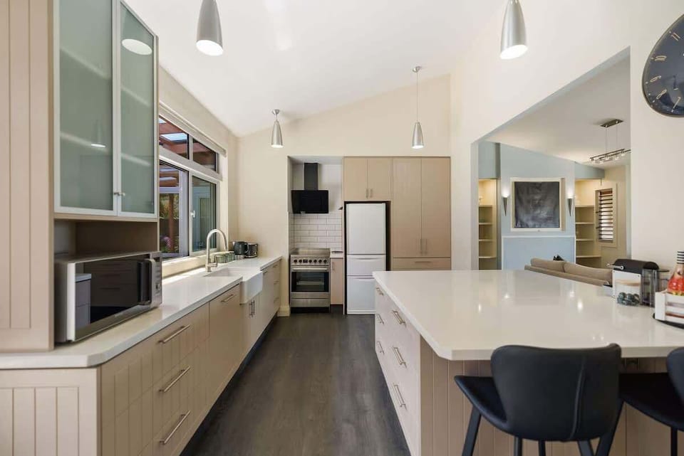 Spacious kitchen, fully equipped with everything you'll need including herbs and spices