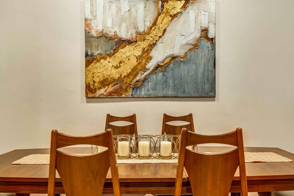 Dining table for six