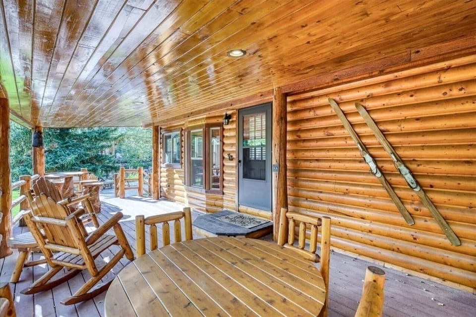 Large covered porch