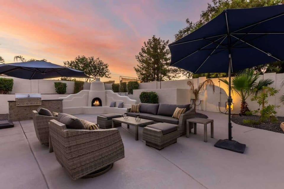 Gather around making memories by the fireplace.
