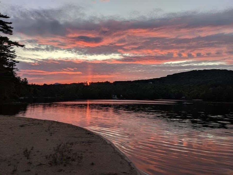 Beautiful sunsets on the beach.