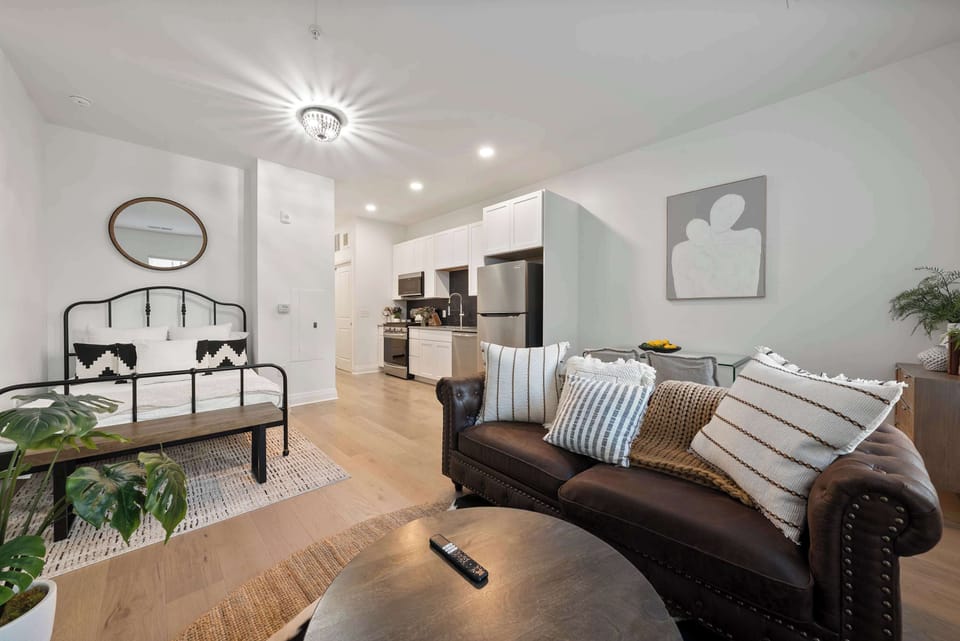 Unwind in the queen bed or comfy sofa & stream your favorites on the smart TV