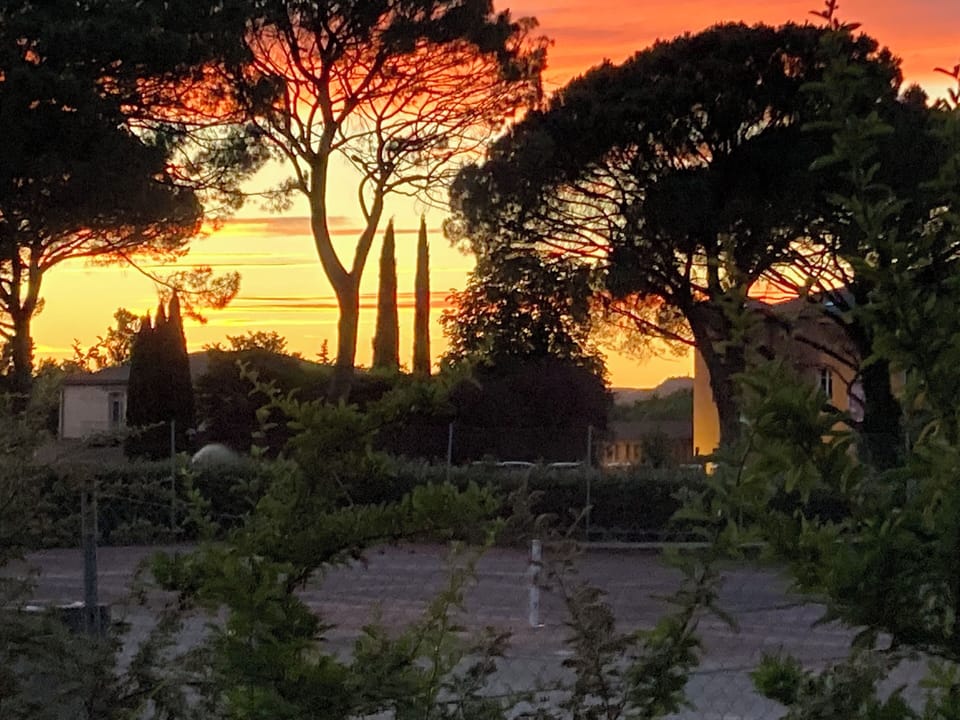 The beautiful sunsets