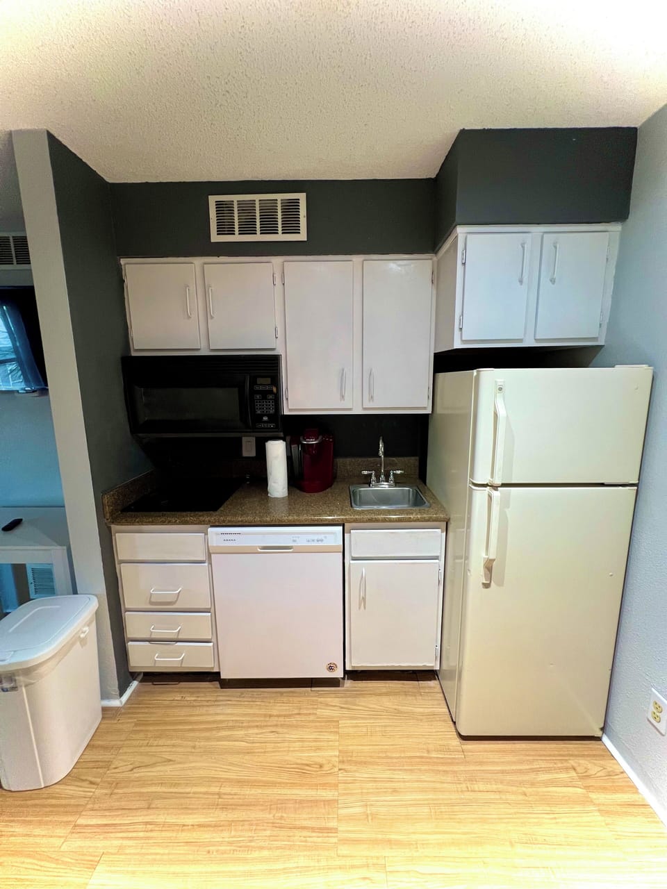 Fully stocked with the basics to whip up a home-style meal.
