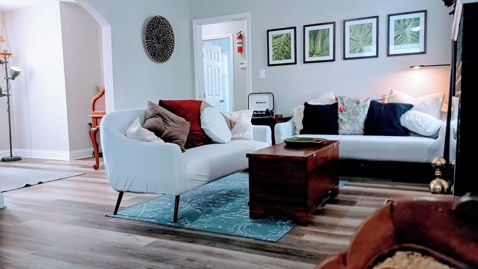 Living Area with Smart TV