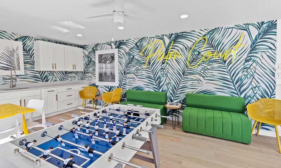 Have fun with a game of foosball or unwind and socialize in our inviting shared lounge area!