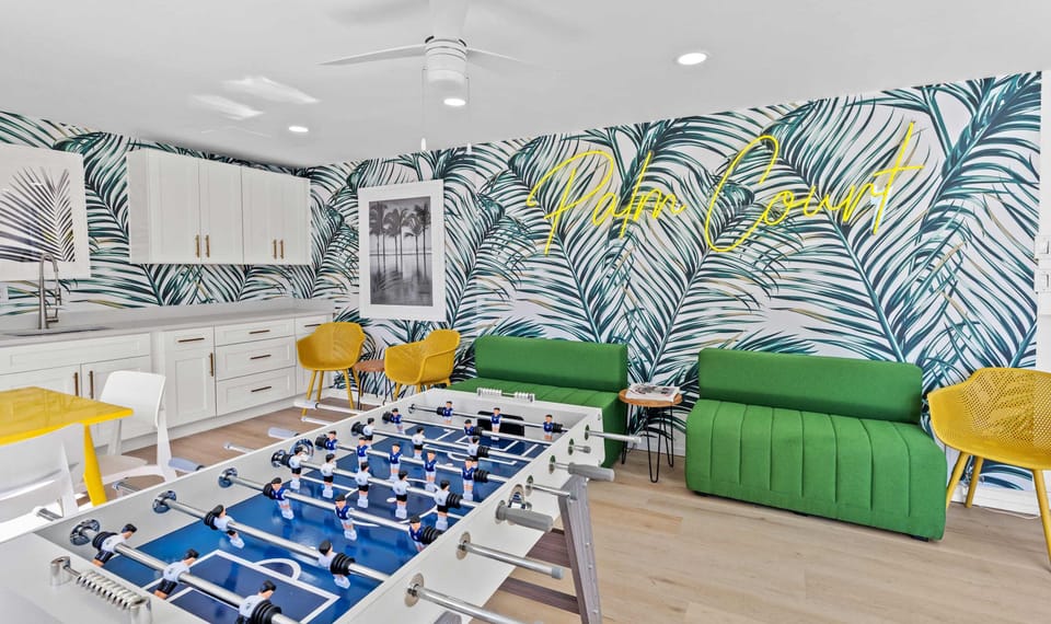 Don’t forget to spend time in our cozy lounge area, ideal for unwinding, socializing, or enjoying a fun game of foosball!