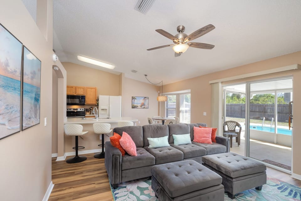 Family Room, Kitchen