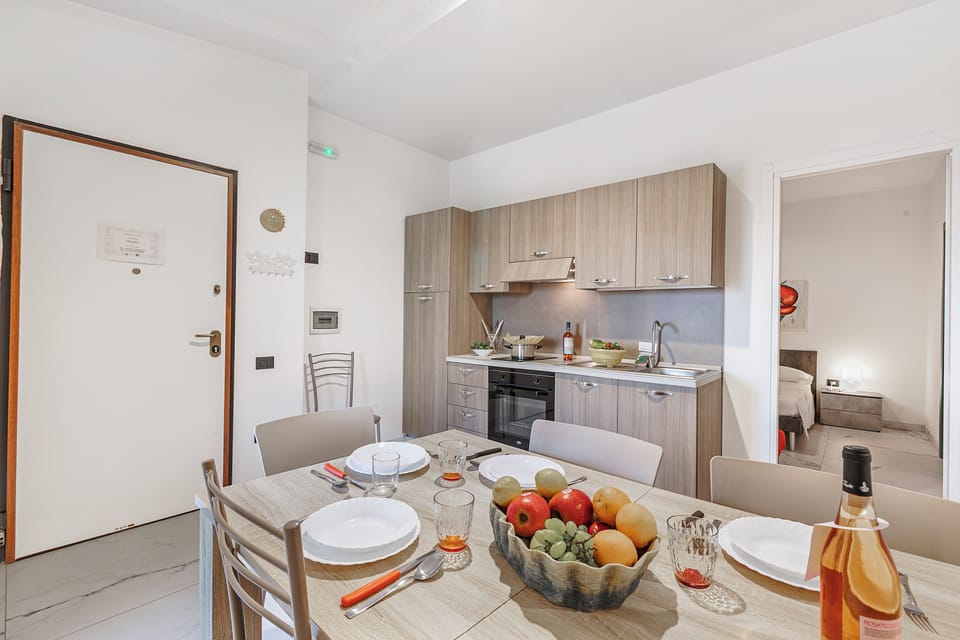 Kitchen and dining area