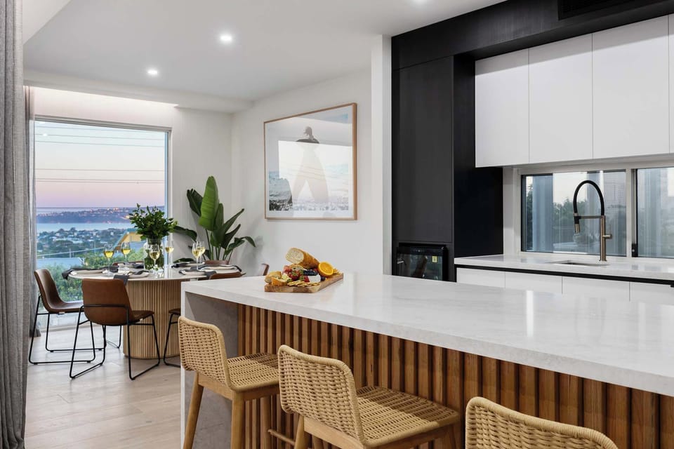 Modern kitchen and dining