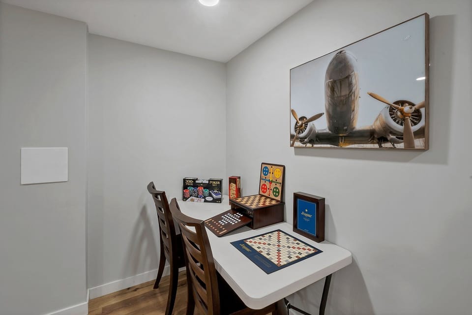 Table with Board Games