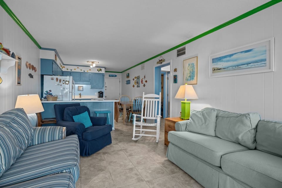 Open Living Area & Kitchen